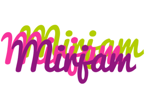 Mirjam flowers logo