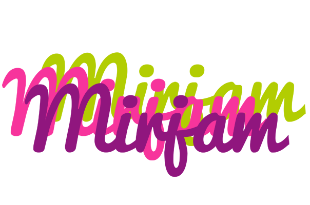 Mirjam flowers logo