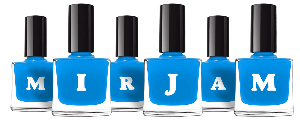 Mirjam glossy logo