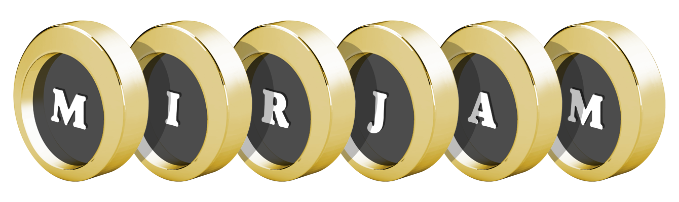 Mirjam gold logo