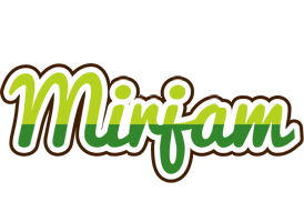 Mirjam golfing logo