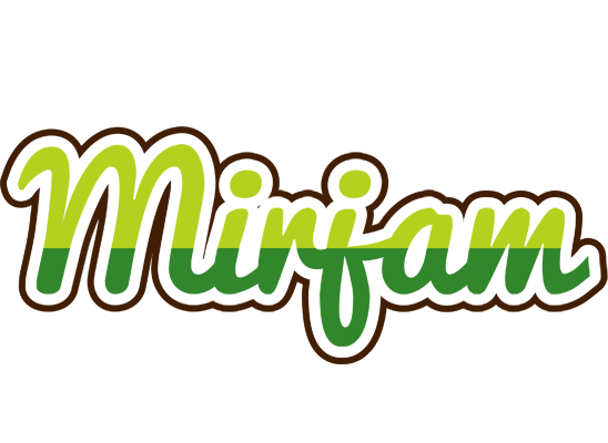 Mirjam golfing logo