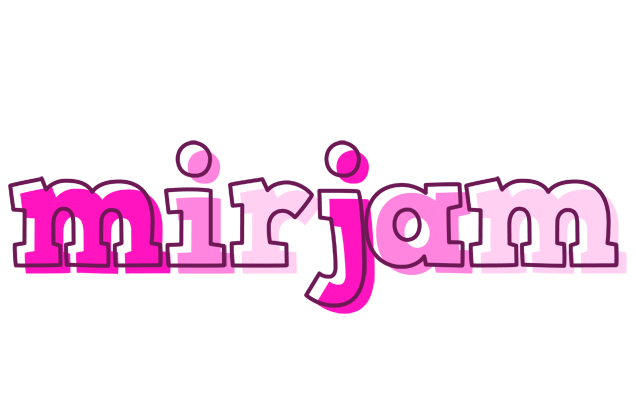 Mirjam hello logo