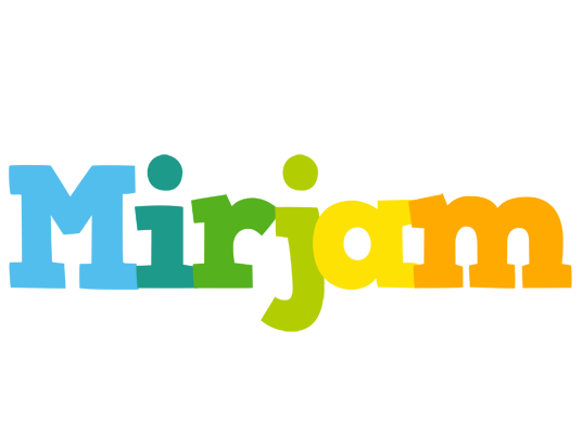 Mirjam rainbows logo