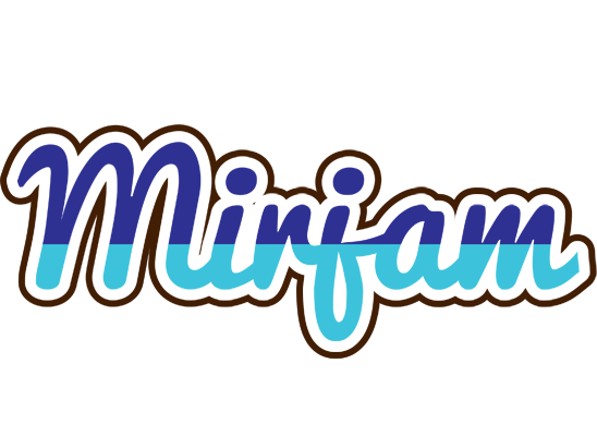 Mirjam raining logo