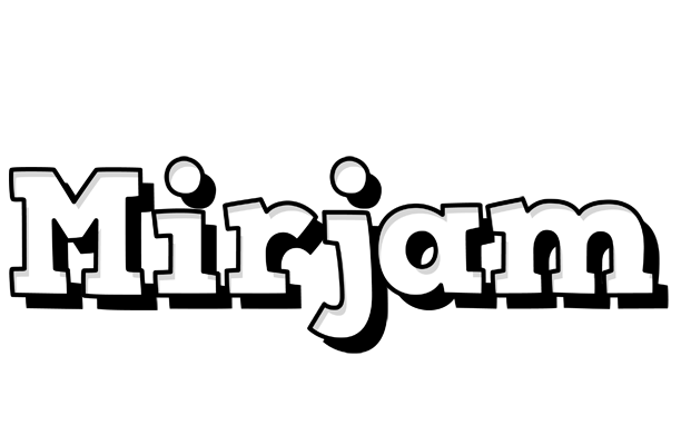 Mirjam snowing logo