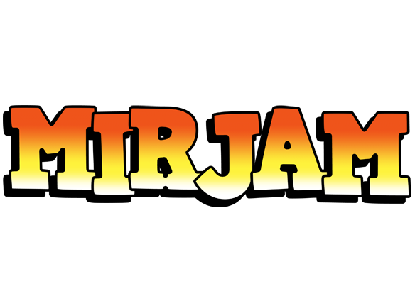 Mirjam sunset logo