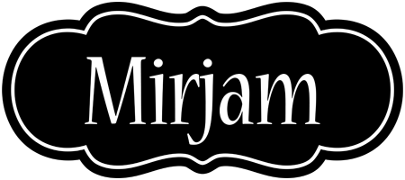 Mirjam welcome logo