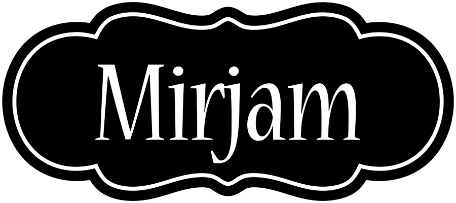 Mirjam welcome logo