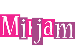 Mirjam whine logo