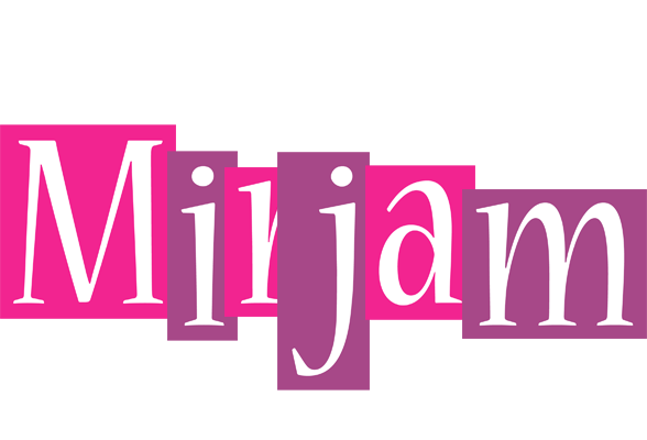 Mirjam whine logo