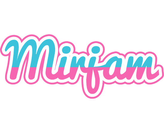 Mirjam woman logo