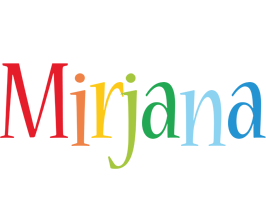 Mirjana birthday logo