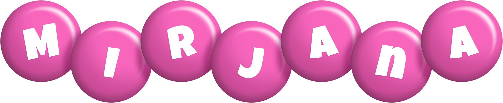 Mirjana candy-pink logo