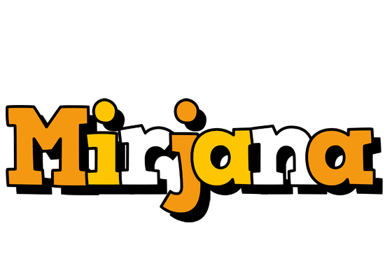 Mirjana cartoon logo