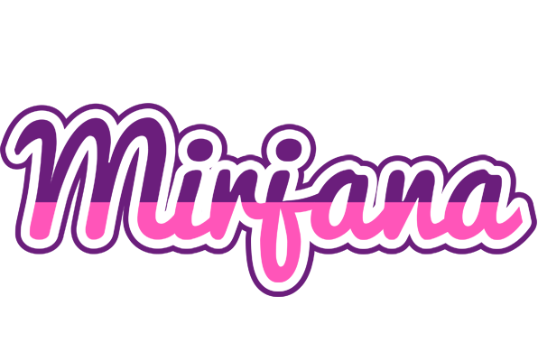 Mirjana cheerful logo