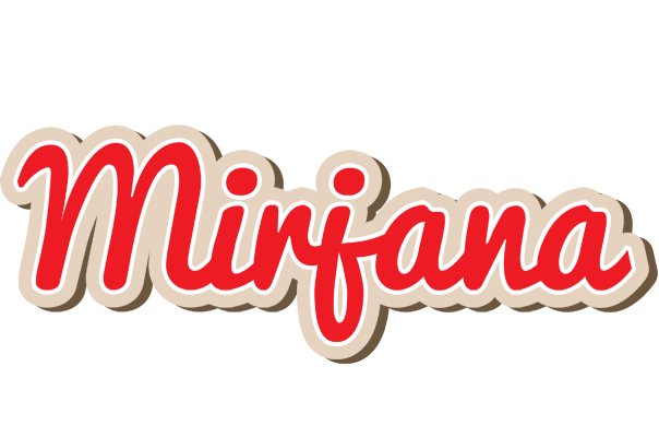 Mirjana chocolate logo