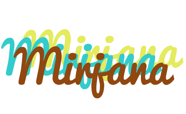 Mirjana cupcake logo