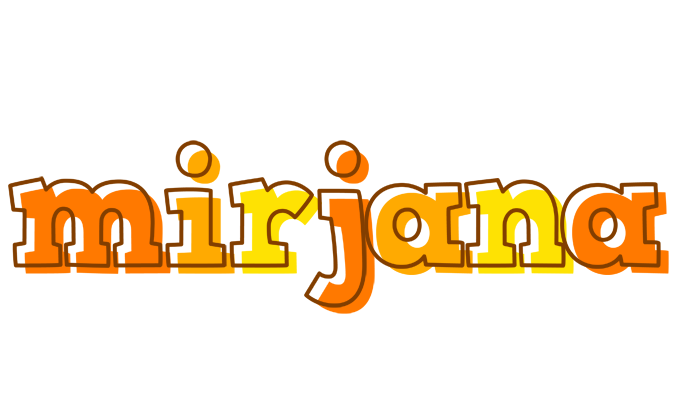 Mirjana desert logo