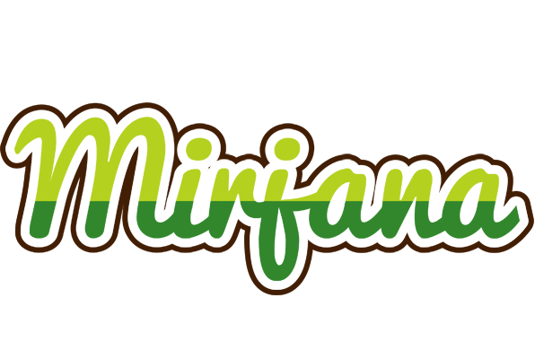 Mirjana golfing logo