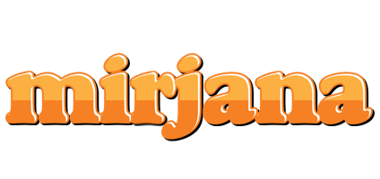 Mirjana orange logo