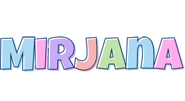 Mirjana pastel logo