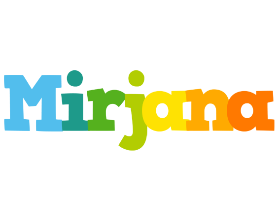 Mirjana rainbows logo