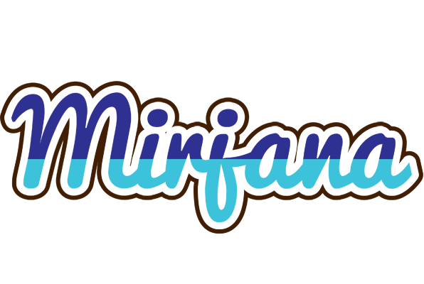 Mirjana raining logo