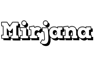 Mirjana snowing logo