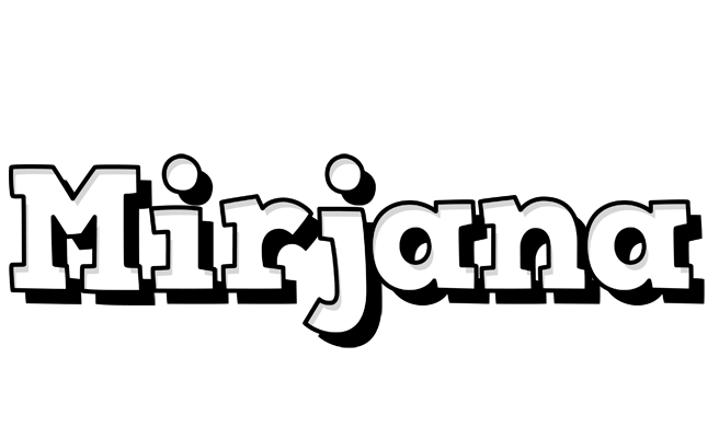Mirjana snowing logo