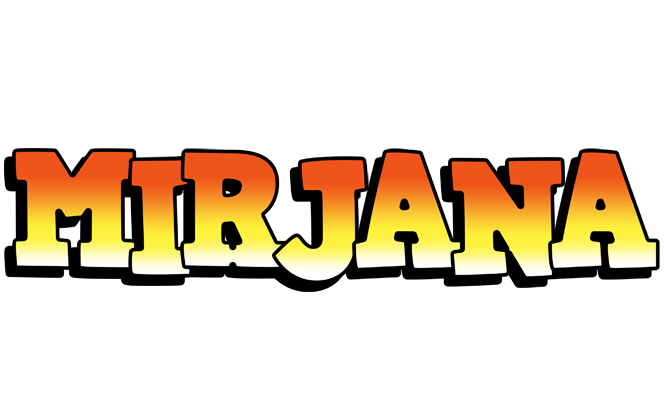 Mirjana sunset logo