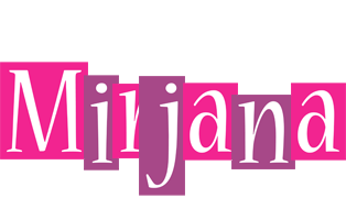 Mirjana whine logo