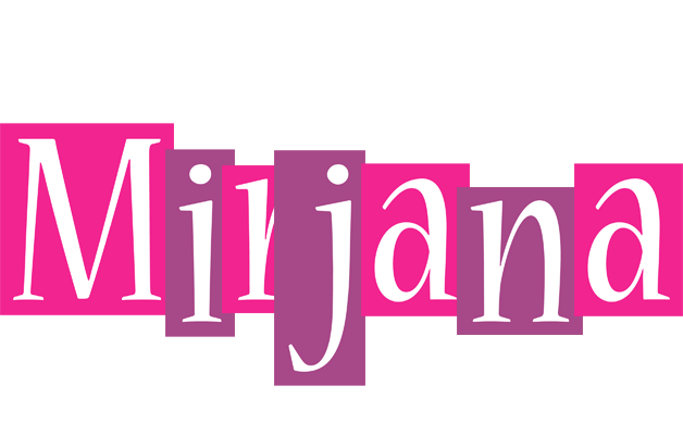 Mirjana whine logo