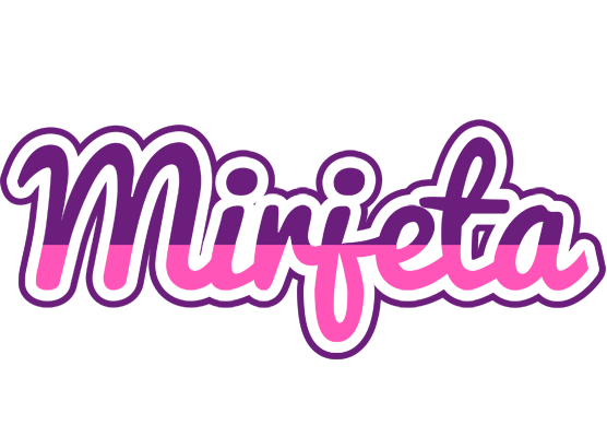 Mirjeta cheerful logo