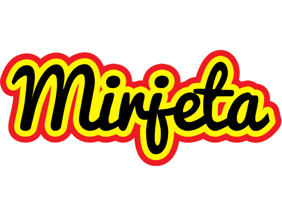 Mirjeta flaming logo