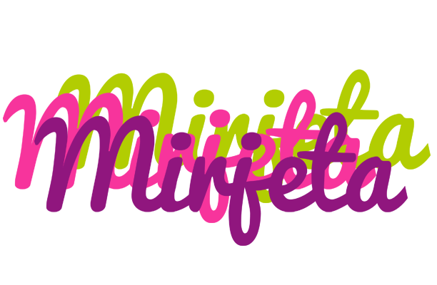 Mirjeta flowers logo
