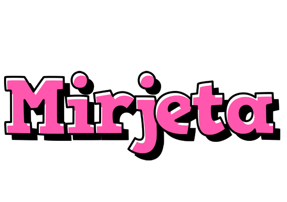 Mirjeta girlish logo