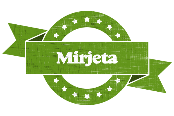 Mirjeta natural logo