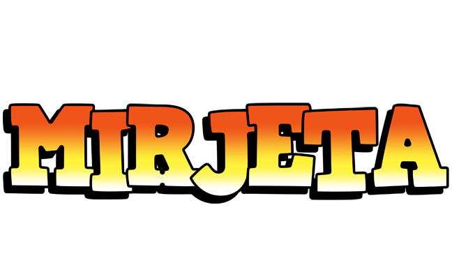 Mirjeta sunset logo