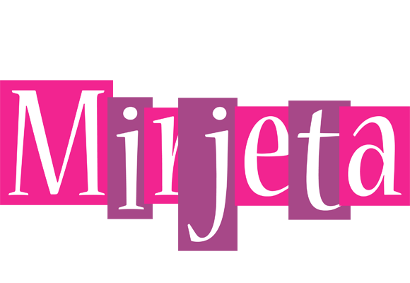 Mirjeta whine logo