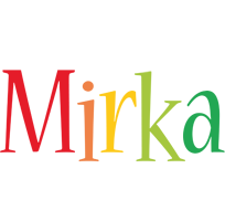 Mirka birthday logo