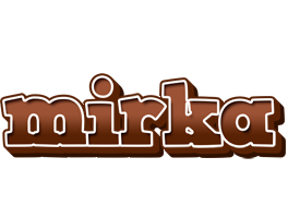 Mirka brownie logo