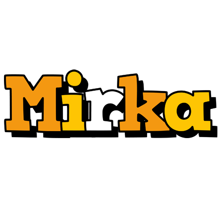 Mirka cartoon logo