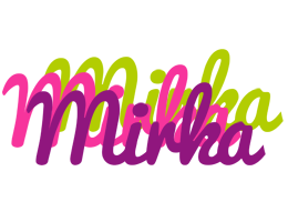 Mirka flowers logo