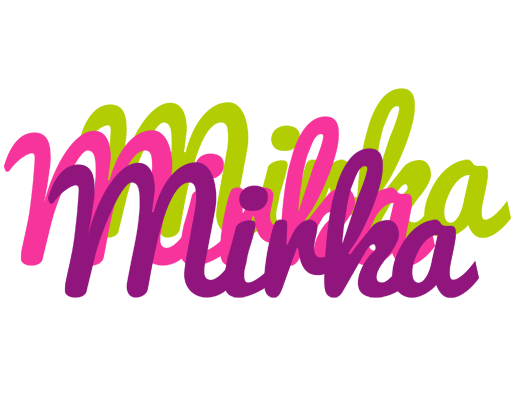 Mirka flowers logo