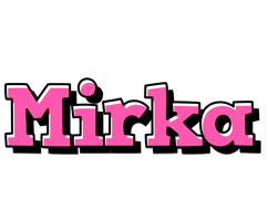 Mirka girlish logo