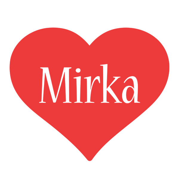 Mirka love logo