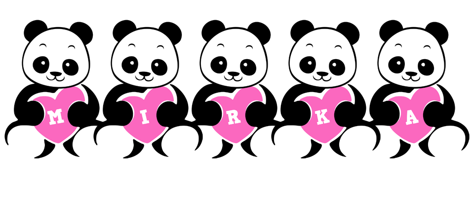 Mirka love-panda logo