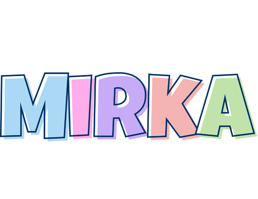 Mirka pastel logo