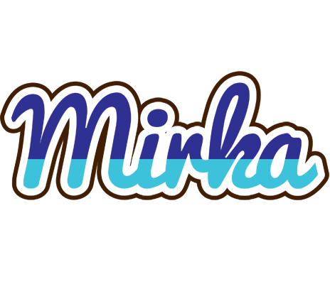 Mirka raining logo
